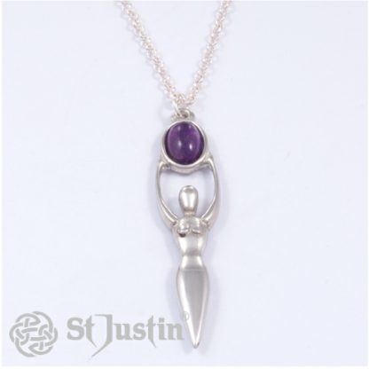 Amethyst Goddess Pendant