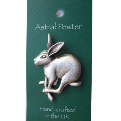 Leaping Hare Brooch