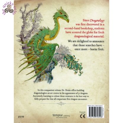 Dragonology The Colouring Companion back cover