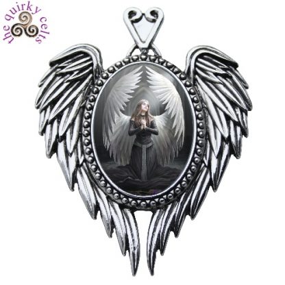 Prayer for the Fallen Cameo Pendant