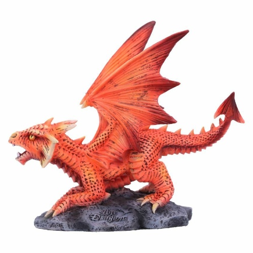 Small Fire Dragon Figurine - Age of Dragons | Anne Stokes Dragon