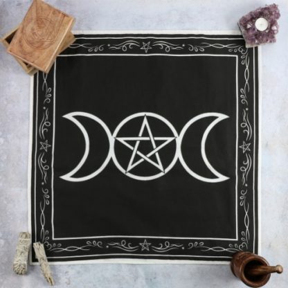 Triple Moon Altar Cloth