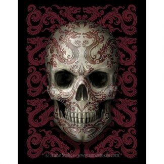 Oriental Skull 3D Postcard