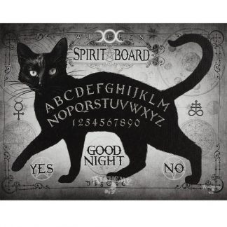 Black Cat Spirit Board Canvas Picture