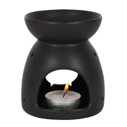 Cut Out Cauldron Oil Burner back view