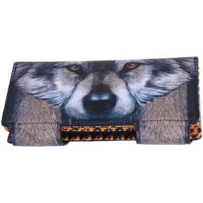 Guardian Wolf Embossed Purse