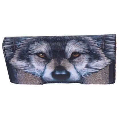 Guardian Wolf Embossed Purse