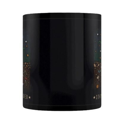 Black Stay Grounded Mug