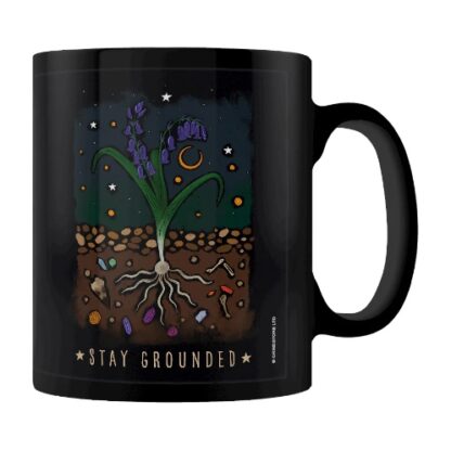 Black Stay Grounded Mug