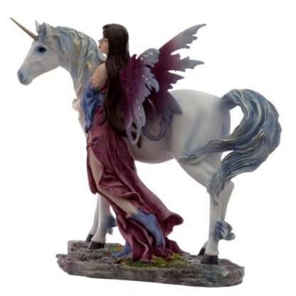 Mystical Friendship Unicorn and Fairy Figurine