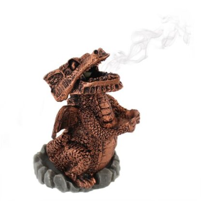 Red Dragon Incense Cone Holder