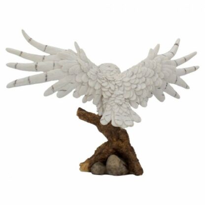 Snowy Rest Owl Figurine