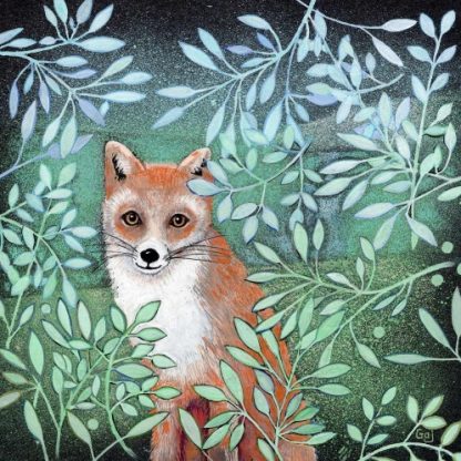 Fox in the Greenery Card