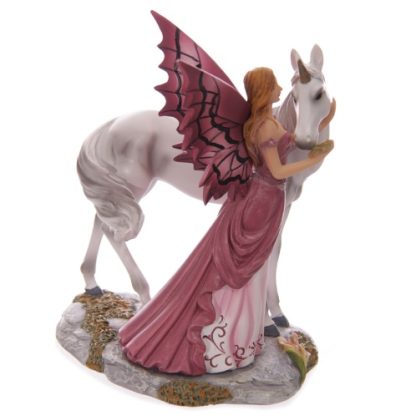 Mystical Friend Fairy and Unicorn Figurine