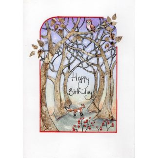 Woodland Birthday Card