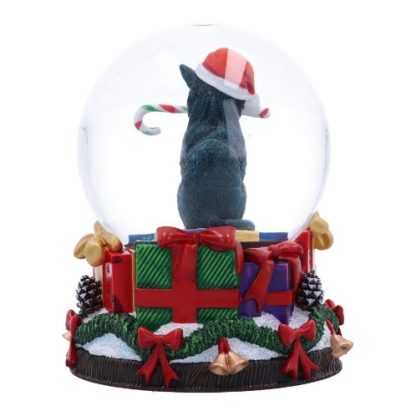 Krampuss Cat Snow Globe