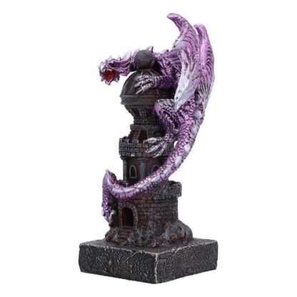 Purple Guardian of the Tower Dragon Figurine