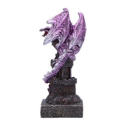 Purple Guardian of the Tower Dragon Figurine