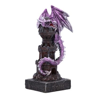 Purple Guardian of the Tower Dragon Figurine