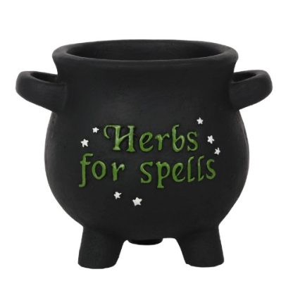 Herbs For Spells Cauldron Plant Pot