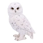 Small Snowy Watch Owl Figurine