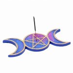 Triple Moon Incense Burner