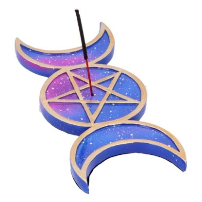 Triple Moon Incense Burner