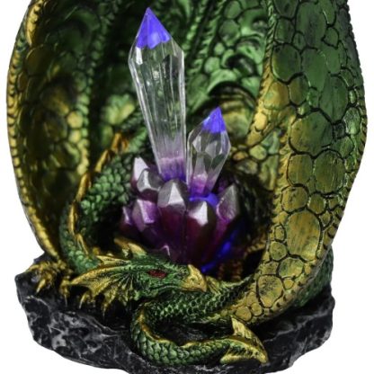 Quartz Guard LED Dragon Figurine close-up