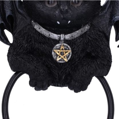 Vampuss Cat Door Knocker close-up