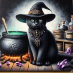 Cat Casting Potions Tile