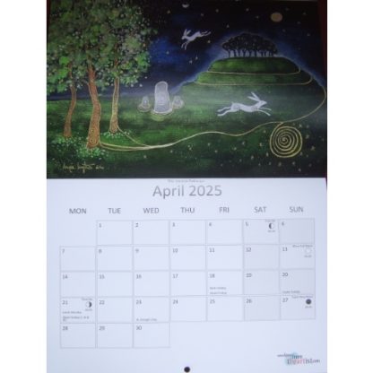 Angie Livingstone Mystical Realms Calendar 2025 April