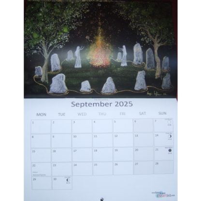 Angie Livingstone Mystical Realms Calendar 2025 September