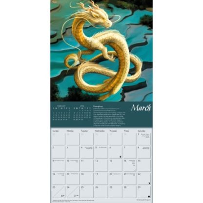 Dragon Legends of the World Mini Anne Stokes Calendar 2025 March