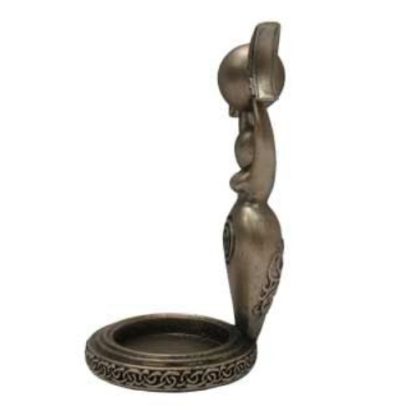 Spiral Goddess Tea Light Holder