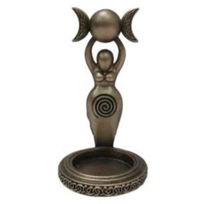 Spiral Goddess Tea Light Holder