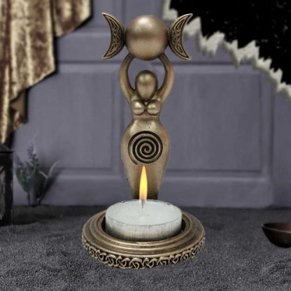 Spiral Goddess Tea Light Holder