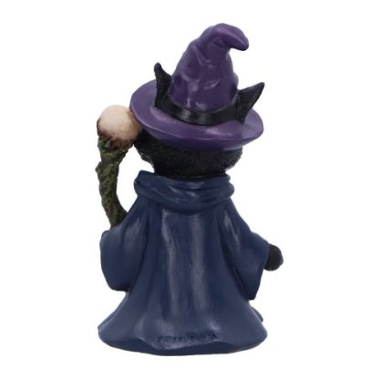 Whiskered Wizard Cat Figurine