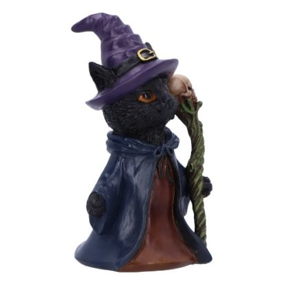 Whiskered Wizard Cat Figurine