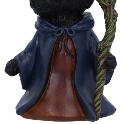 Whiskered Wizard Cat Figurine close-up