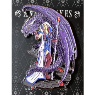 Dragon Mage Enamel Pin Badge