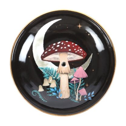 Forest Mushroom Ceramic Incense Plate