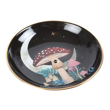 Forest Mushroom Ceramic Incense Plate