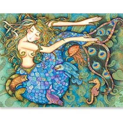 Beautiful Mermaid Birthday Card