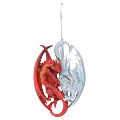 Fire And Ice Hanging Ornament