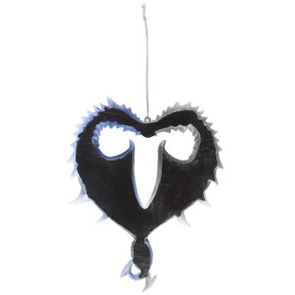 Dragon Heart Hanging Ornament back view